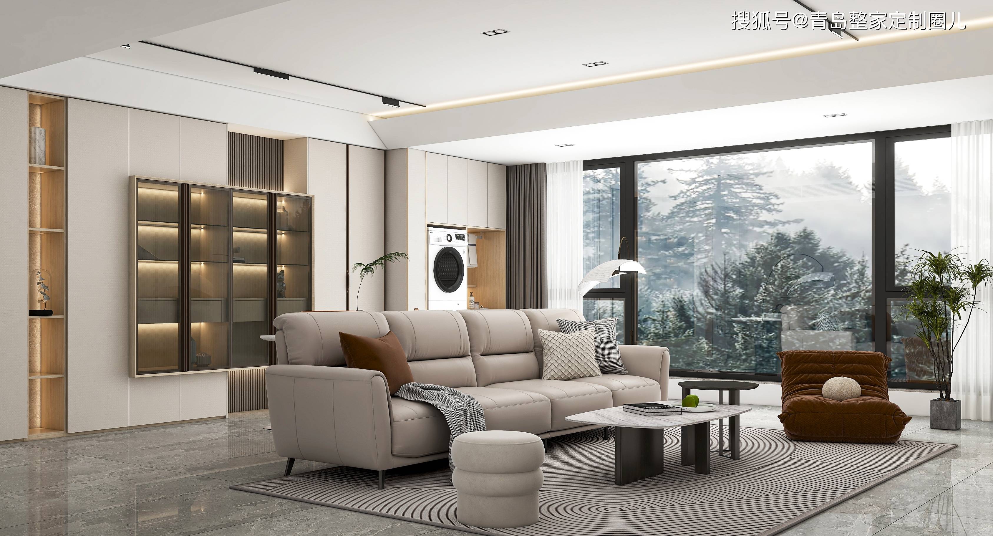 这套120平暖色调整屋定制,欧派全屋定制舒适又实用,堪称装修新家范本!