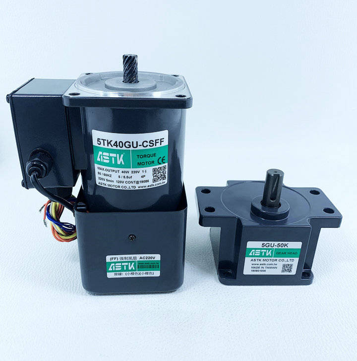 当天发astk牌单相扭力马达力矩转矩电机一组5tk40gu-csff 5gu50k_选型