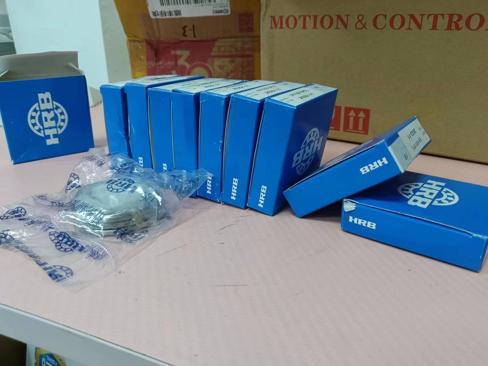 【中崎】湖南代表处 今日到货hrb平面推力球轴承用于机械器材上51107