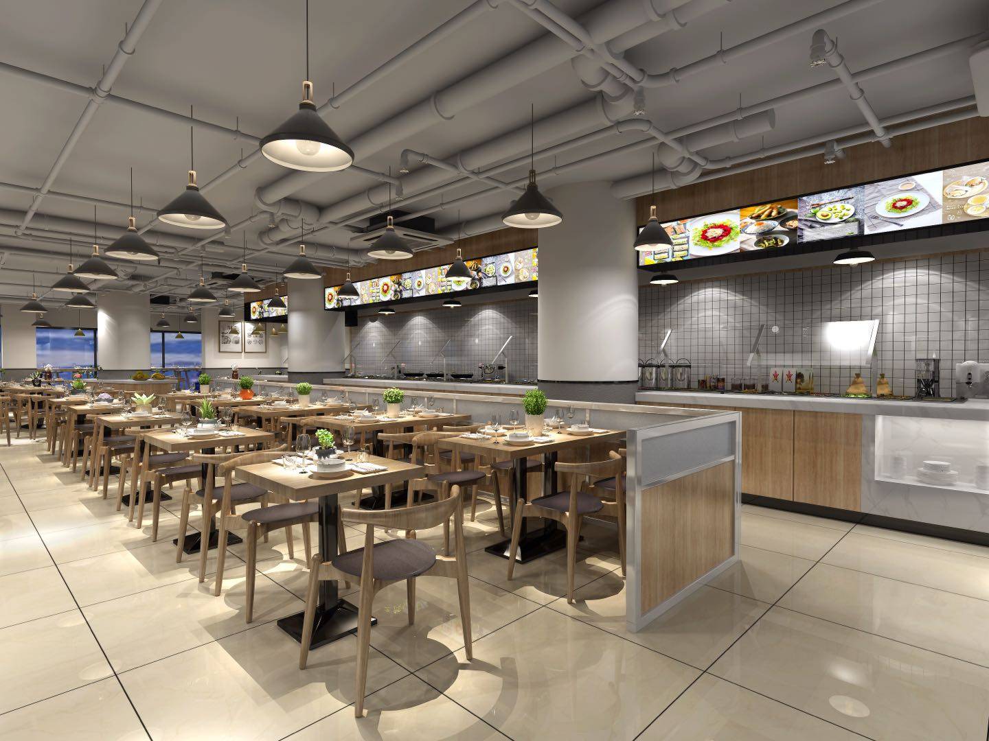 青白江中式快餐店室内设计如何选择装修公司