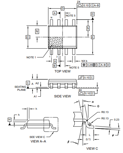 mcp6002-i/sn运算放大器原装规格参数及引脚功能_典型_电压_信号