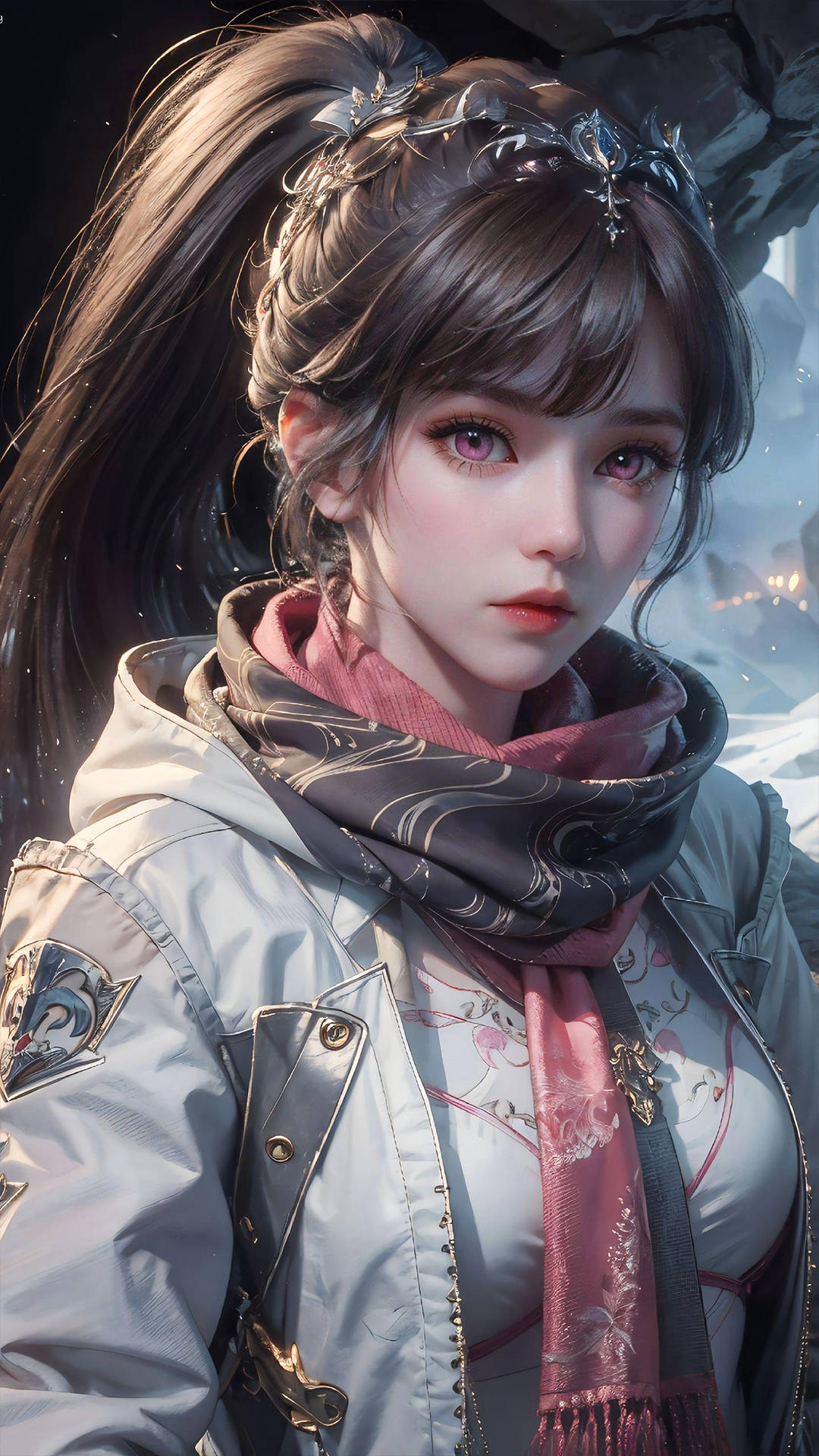 国漫女神|《斗罗大陆》小舞AI高清精美手机壁纸_重生_小美_公子