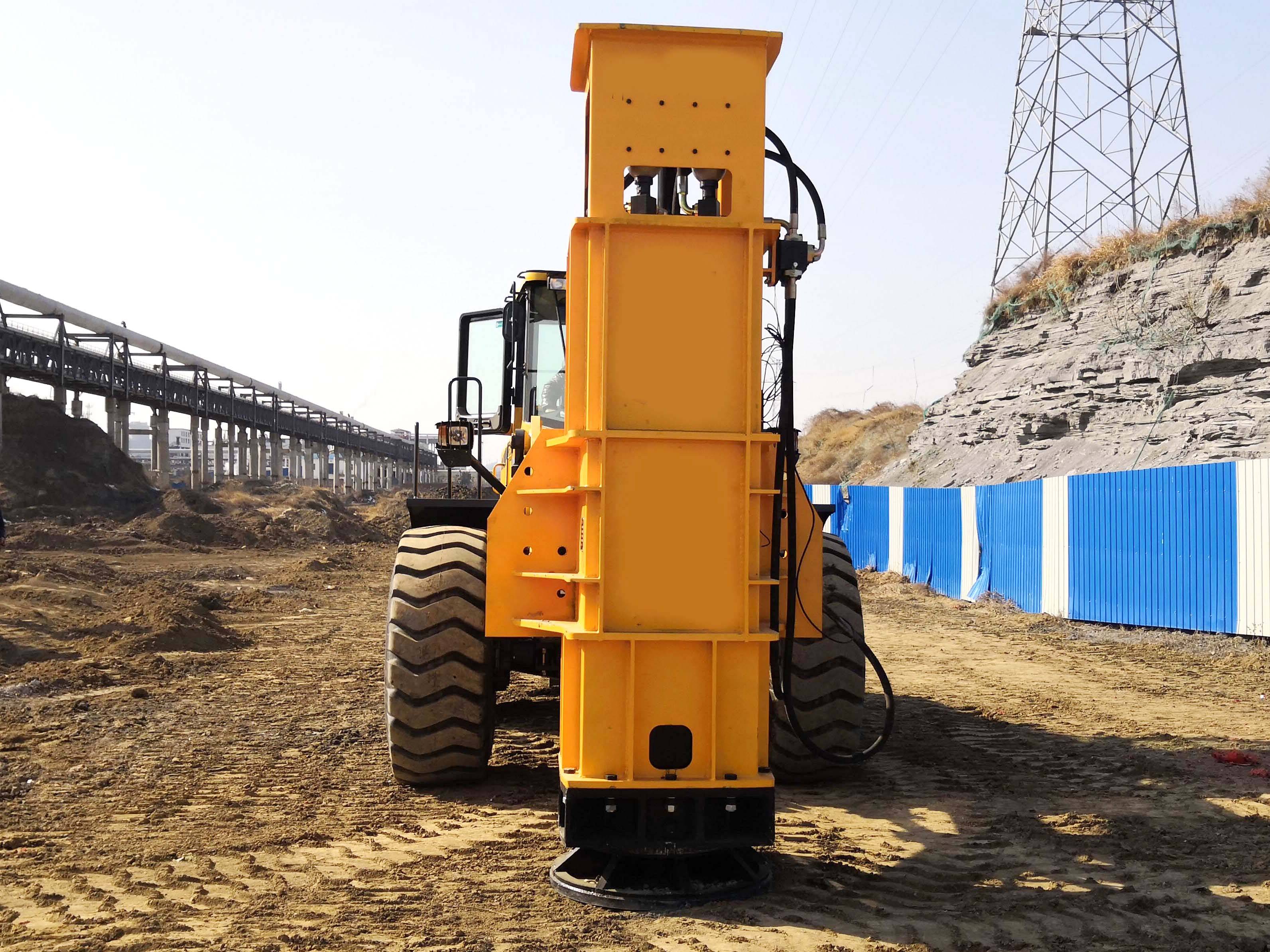 装载机液压夯实机的特点及适用范围有哪些?_机设备_作业_冲击