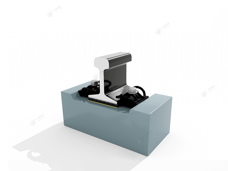 铁路扣件-高速铁路弹条v型扣件系统_轨距_轨道_我国