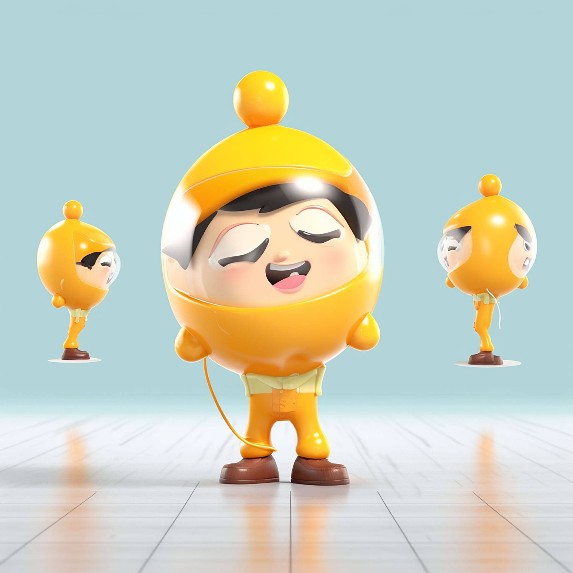 企业卡通形象3d设计吉祥物logo设计