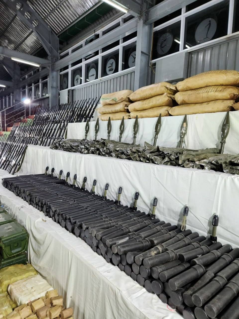 分四次从10名身穿掸邦进步党/北掸邦军(sspp/ssa)制服的人手中获得的