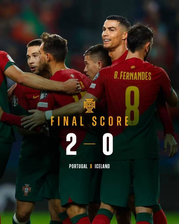 欧预赛-B费奥尔塔破门C罗造进球 葡萄牙2-0冰岛10连胜收官