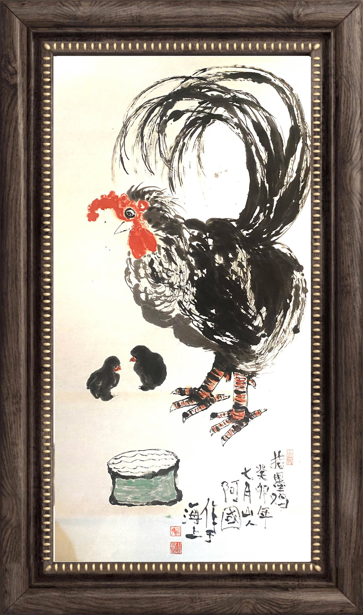 妙指生画|著名指墨画大家朱祖国的艺术人生_作品_先生_清新