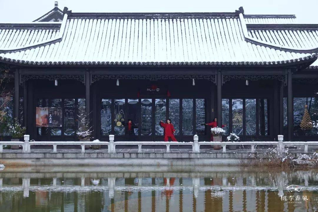 三宅·東方美學門窗合作項目-上海桃花源雪落時節,最宜圍爐而坐,感