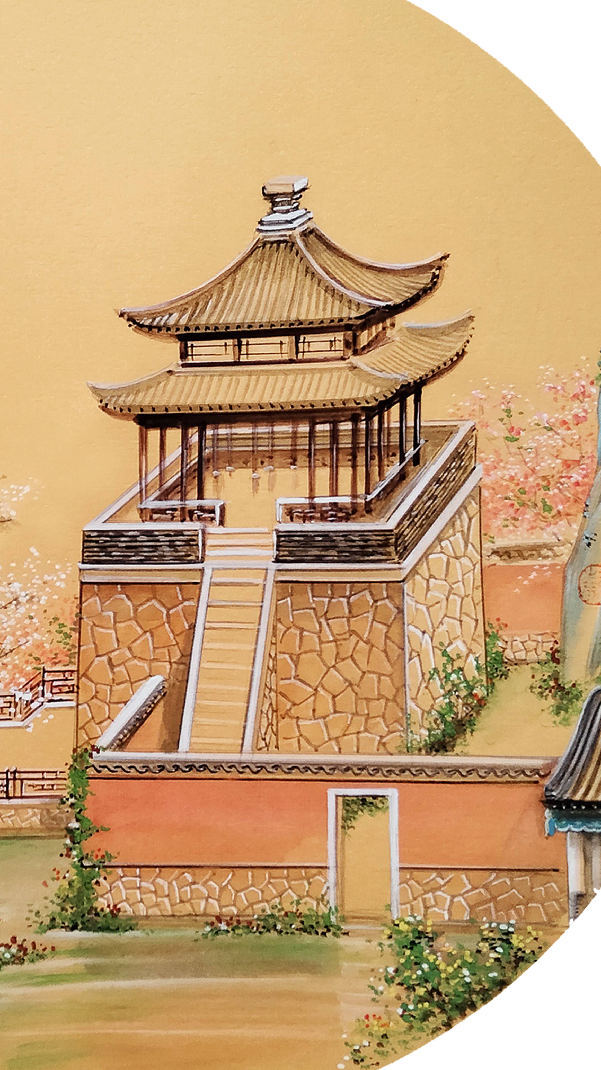 界画寒江---2023年画集(三)_乐处惟_廉溪_纸质