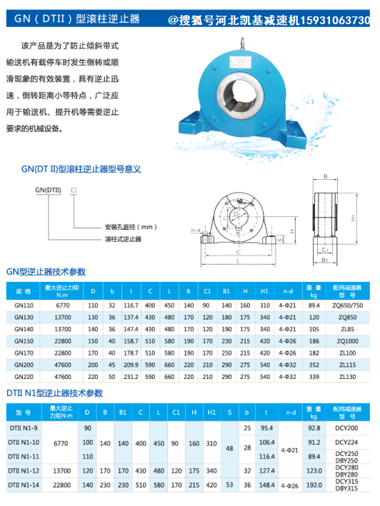 gn170滾柱逆止器彈簧片 逆止器配件 dtiin1-14彈片_kw_電機_型號