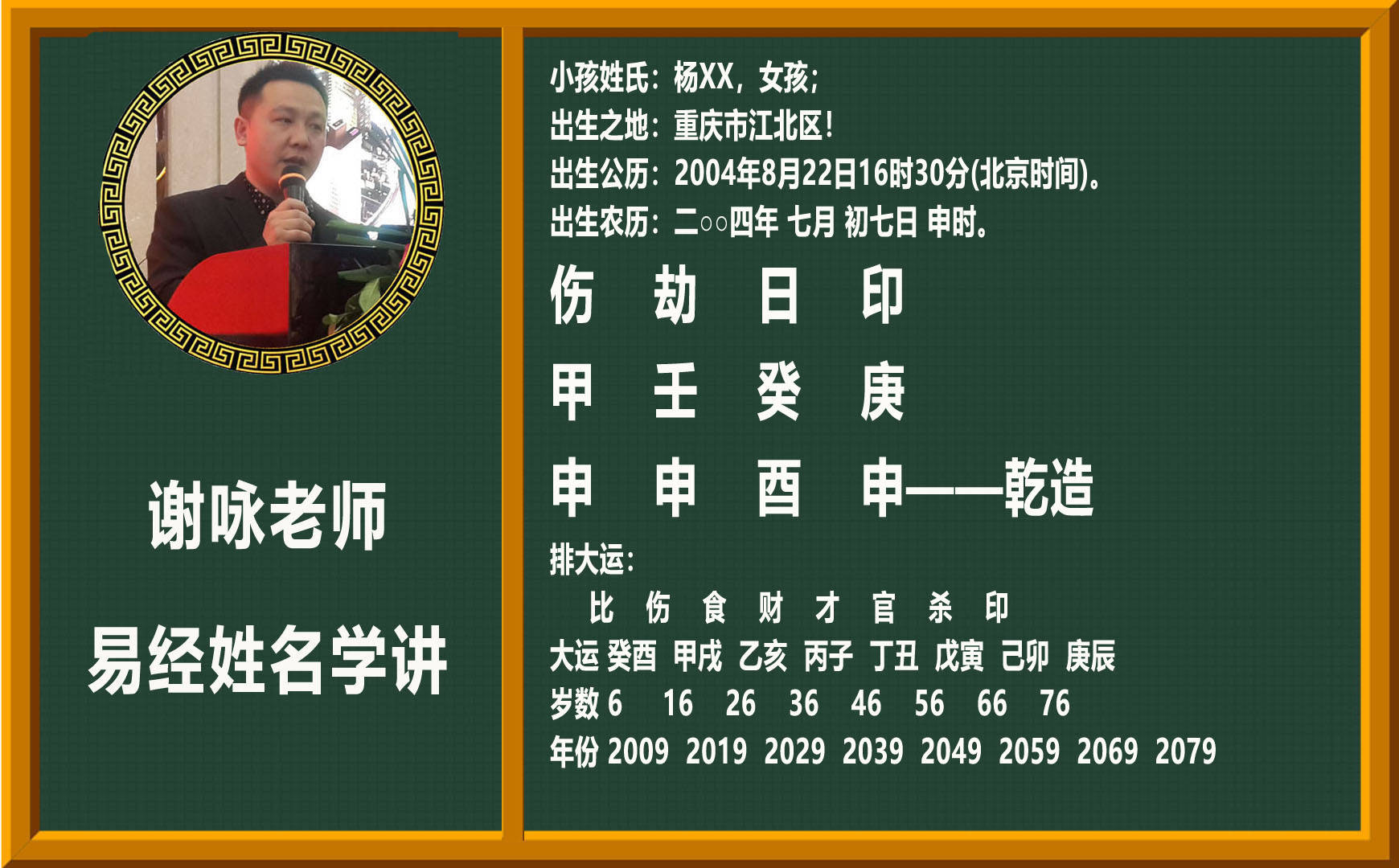 我相信,如果這個孩子父親再多找幾個網站去測,不排除有些地方把木也給