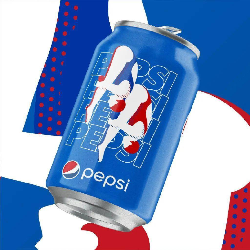 百事可乐联名人民日报包装设计开启热爱模式