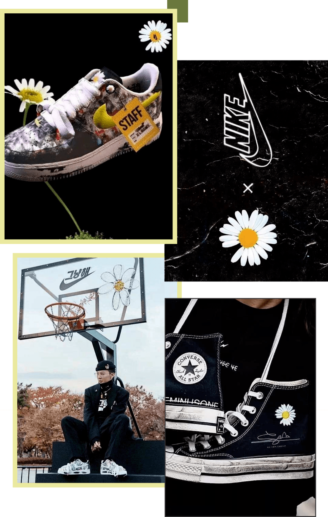 联名了一波,nike air force 1,converse chuck 70单单是衣服背包还不