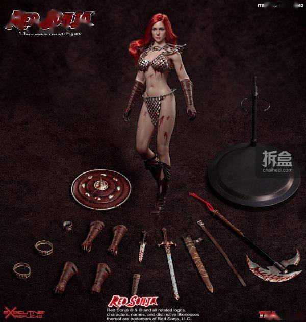 tbleague女王神剑redsonja桑尼亚112可动人偶