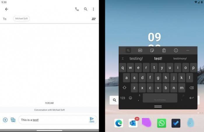 Surface Duo运行微软Android应用效果是什么样子？