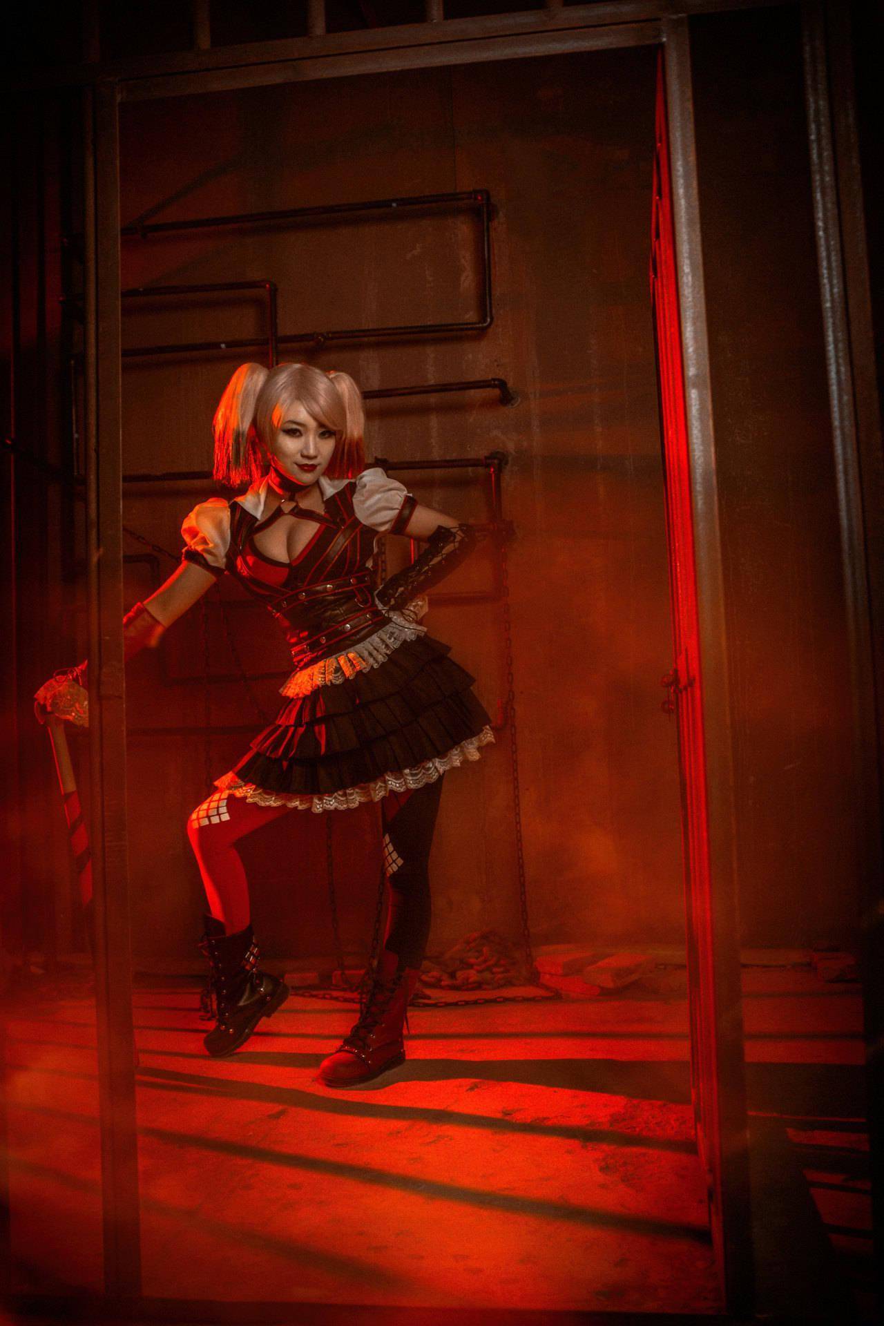 阿卡姆骑士小丑女cosplay