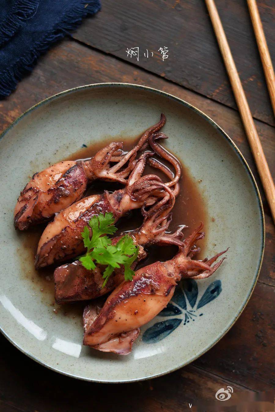 图|微博@天涯陌生韭菜炒小管是岛上比较常见的家常