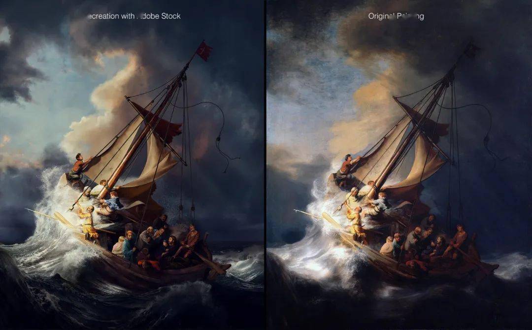 被偷的3亿名画,他用ps复原了!_合成图