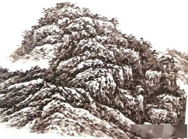 翰墨君缘--传统山石技法|八种皴法与作画步骤