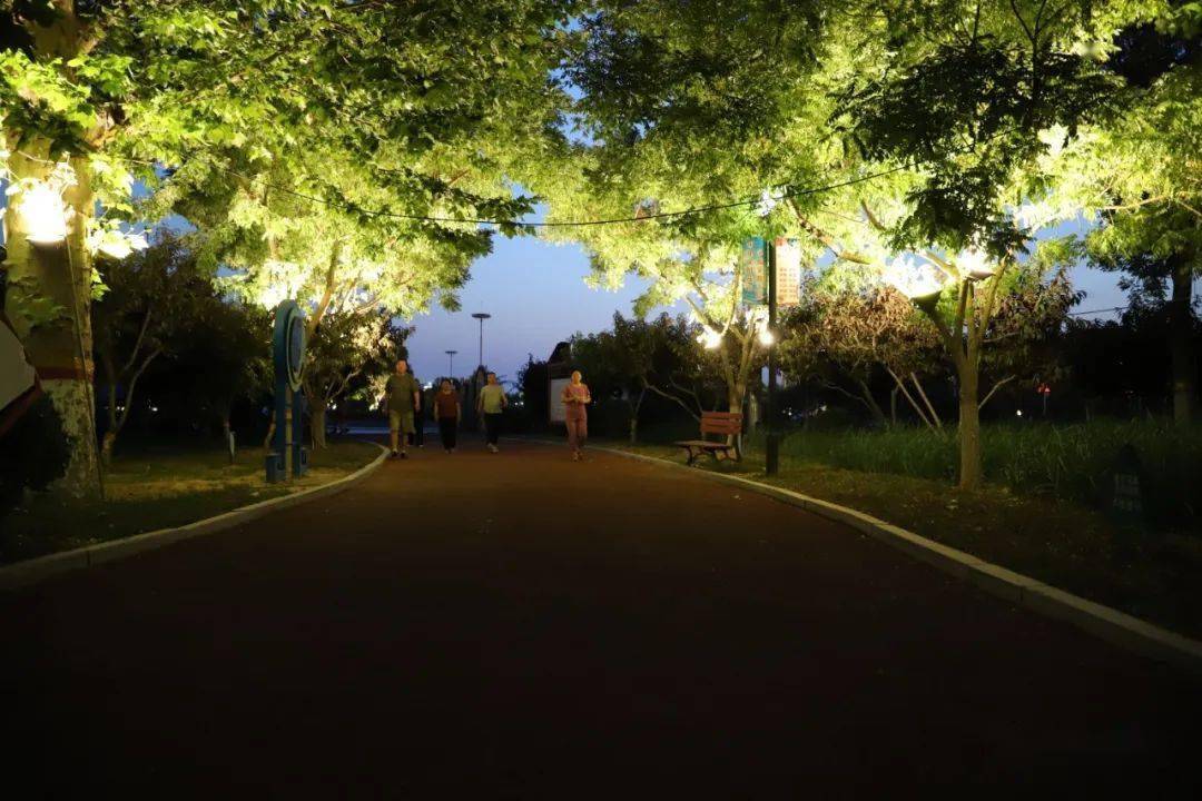 当邱县东湖公园有了烟火气