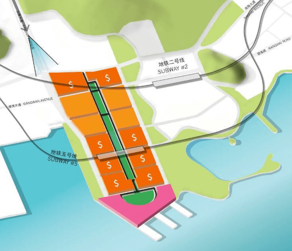 oma与som竞标太子湾,由深规院深化落地方案长什么样?