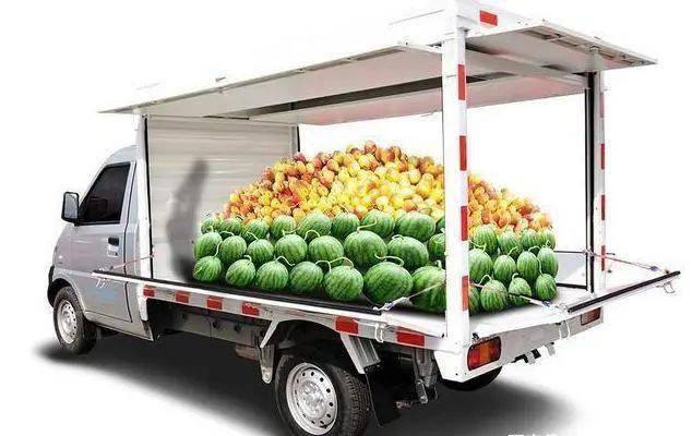 下乡卖菜的小货车图片