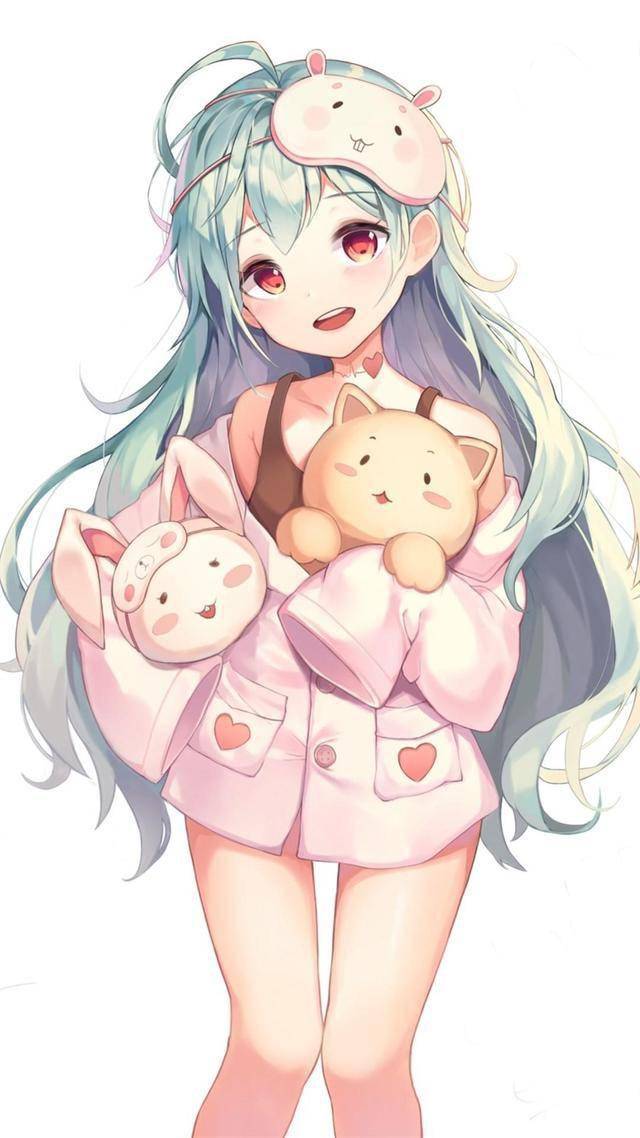 二次元美女清新唯美手机壁纸分享