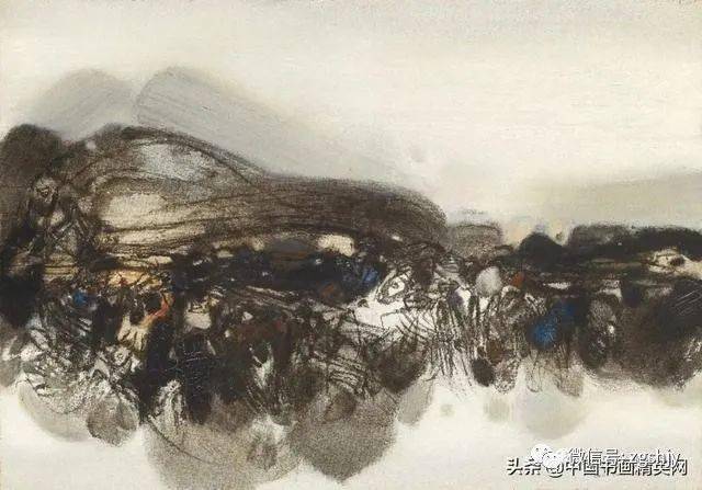 他和吴冠中和赵无极被称为留法三剑客