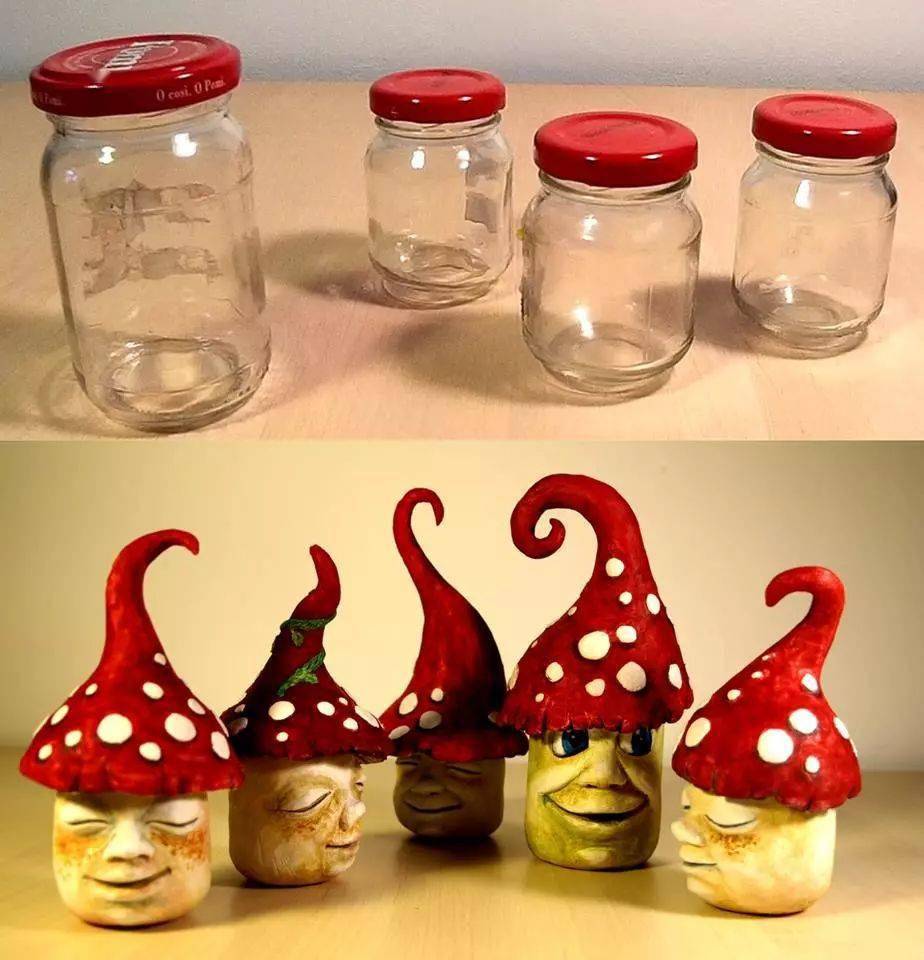 随便一个塑料瓶子她做出了超级梦幻的童话情景,这个妈