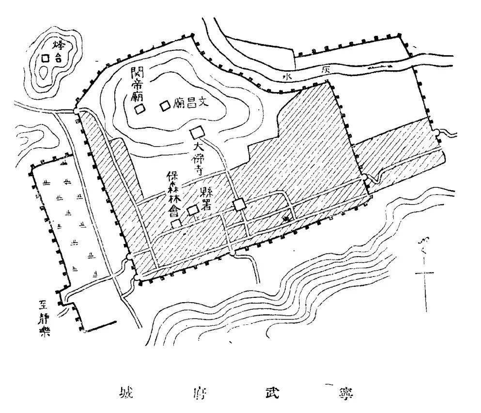 山西二十五府县城池图一览