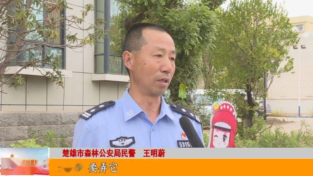 楚雄市森林公安局民警 王明蔚:野生蛇类都具有一定的攻击性,遇到最好