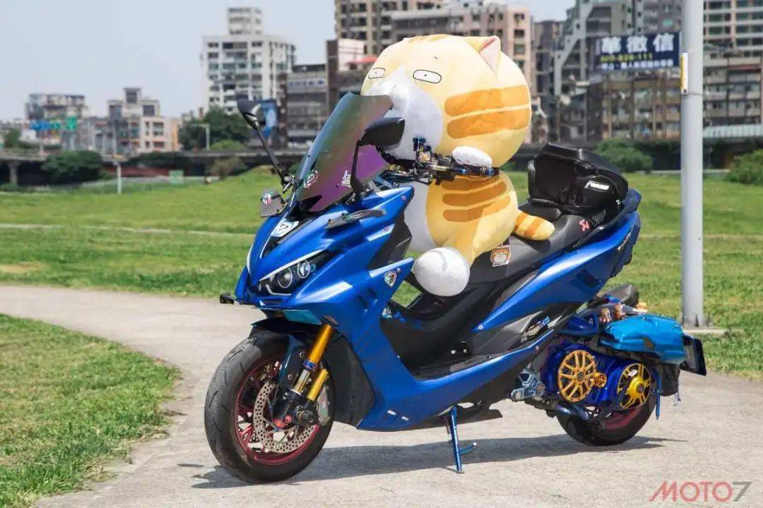 改装档案yamahaforce155改装无极限的苍蓝神兽