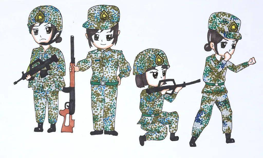云展览海霞女民兵绘画作品展