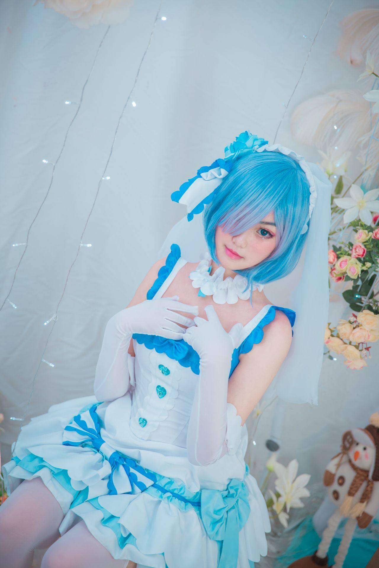 蕾姆花嫁cosplay