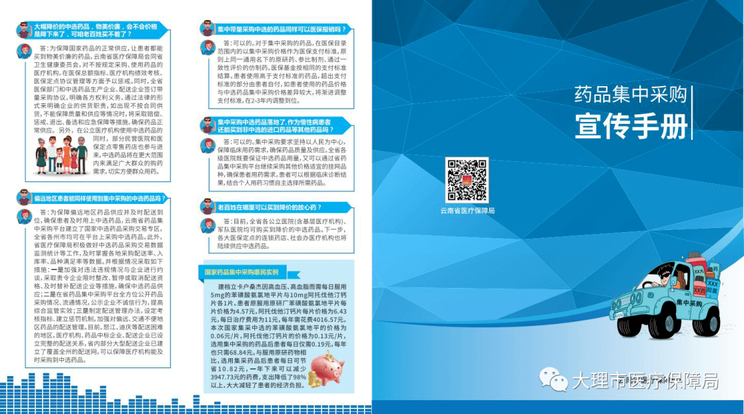 云南省医疗保障局药品集中采购宣传手册