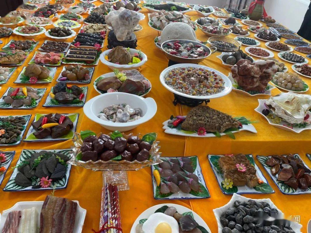 嵊州这120多道菜的满汉全席竟都是石头做的令人垂涎欲滴