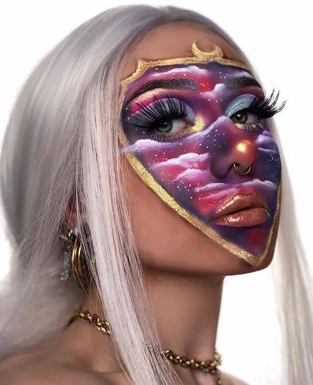 赏析美妆博主irisgrace彩绘妆容集锦