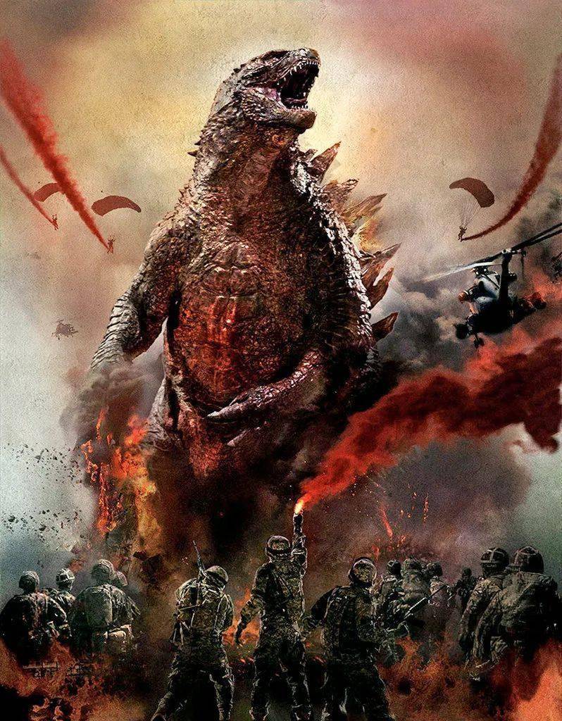 哥斯拉展现了更具王者地位的风采,而在部分作品中,更一改"破坏王"的