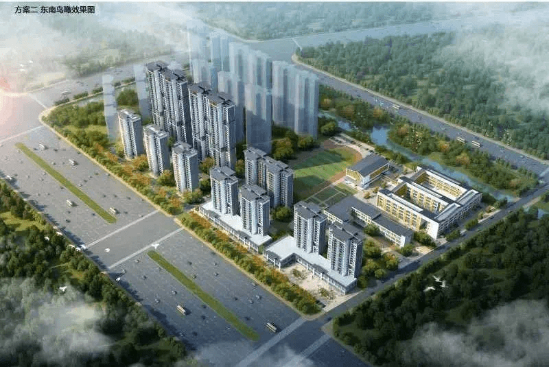 复苏新村安置区鸟瞰效果图