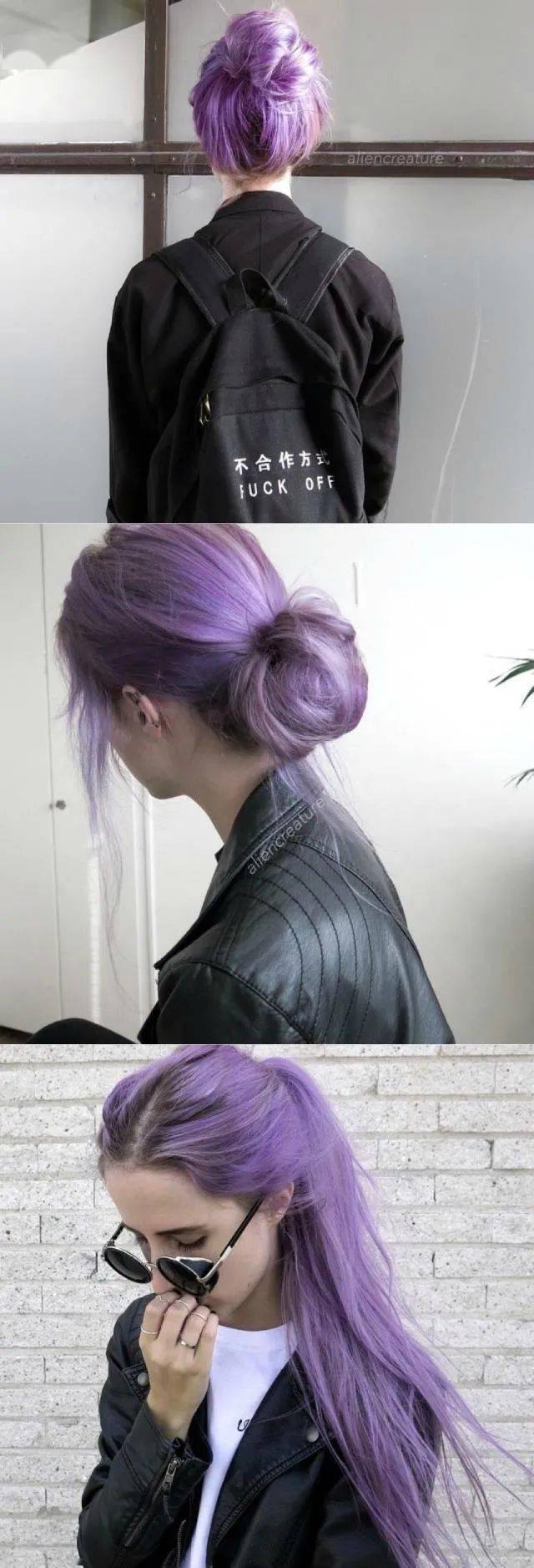 仙气飘飘当香芋紫碰上你的发色