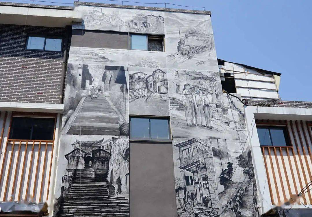 野水沟大变脸浮雕和绿化让这里魅力十足