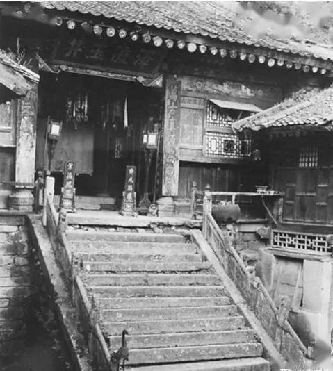 南峰南峰华山苍龙岭观景台华山下棋亭华山仙掌崖·1935年【摄影