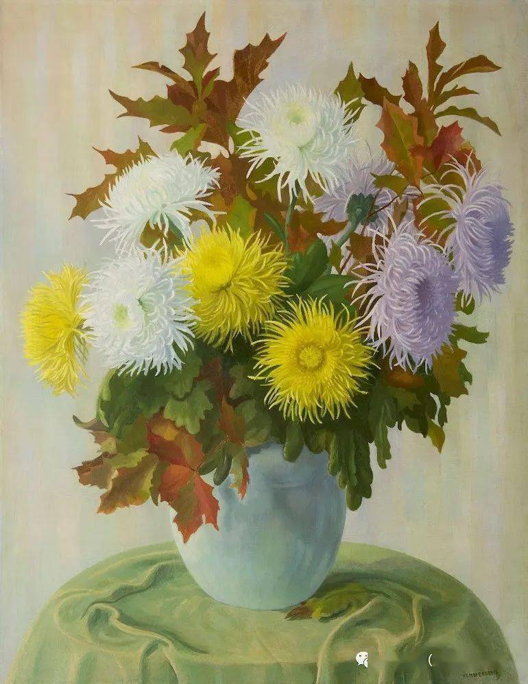 极简装饰性绘画荷兰绘画大师级画家德克斯莫伦伯格dirksmorenberg作品
