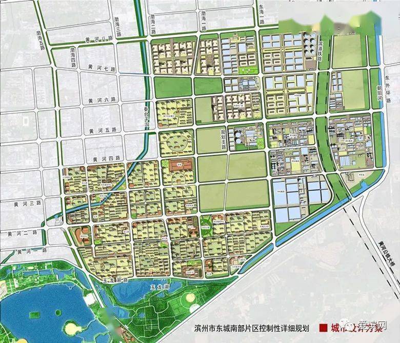 滨州长江五路规划图图片