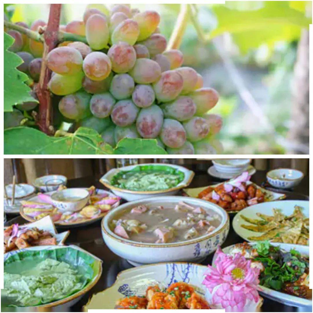 吃在十里荷香:农家乐的荷香宴,满满一桌的荷香特色美食,荷花鱼,荷花