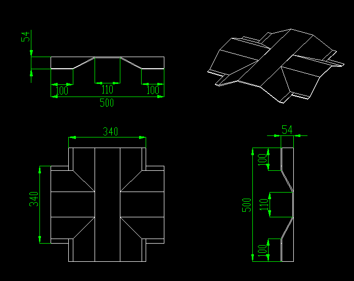 实体零件拆分展开的方法