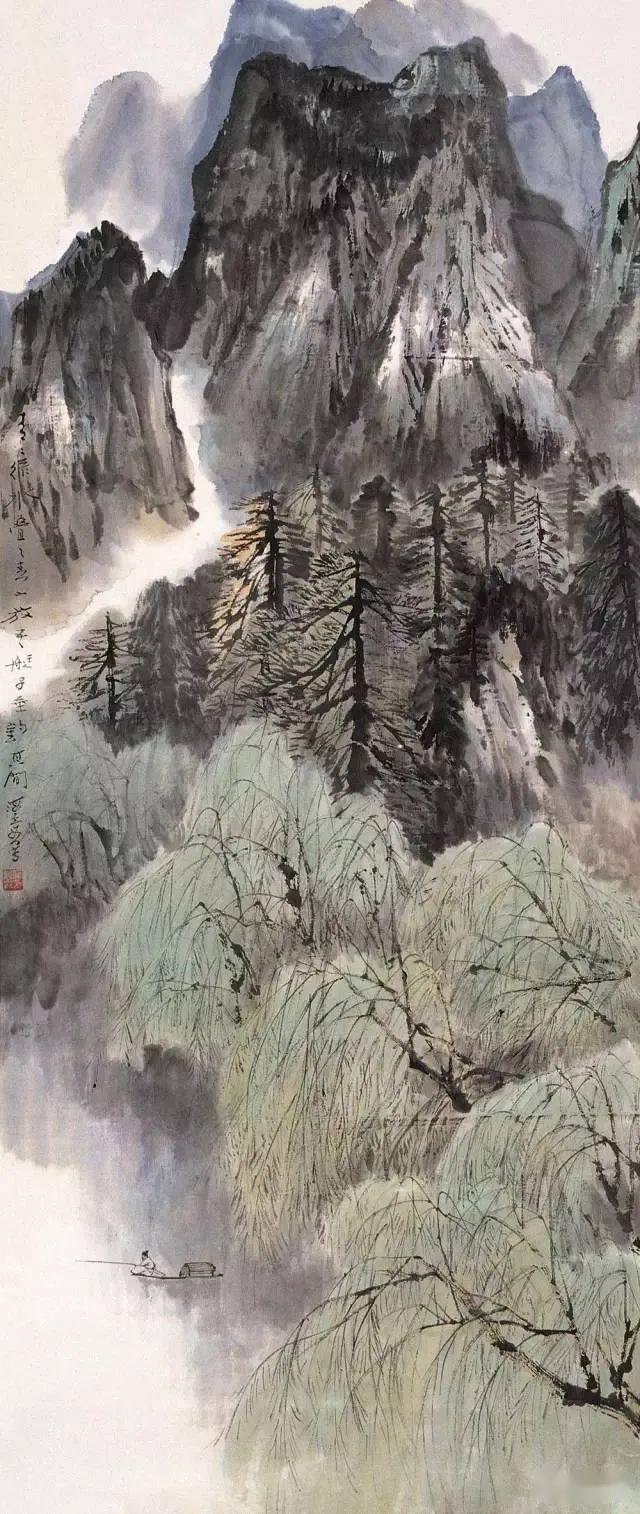 何海霞丨他笔下的山水画笔力雄奇奔放,墨色浑厚壮丽(120张清晰图)