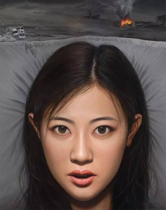 周松超写实油画作品