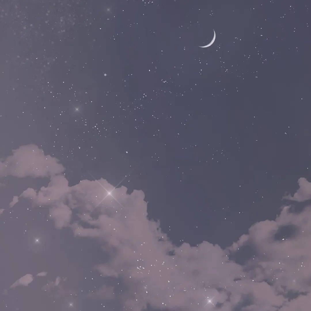 背景图你会找到别的星星可我只心动一个月亮